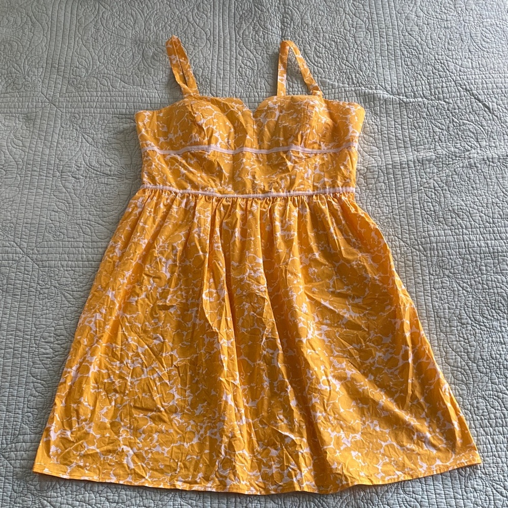 R&K Yellow Floral Mini Dress
